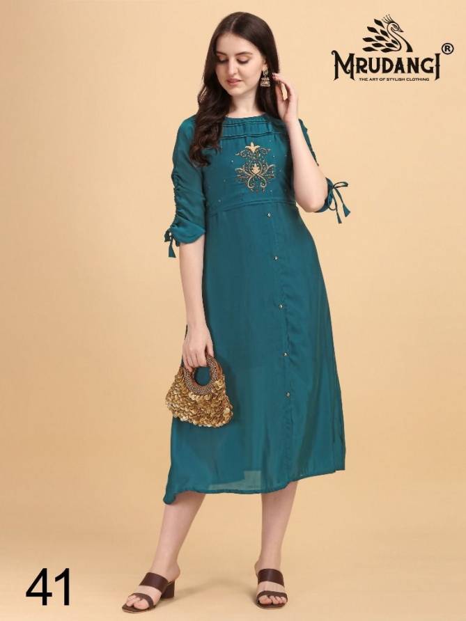 Mrudangi Noor 36 Fancy Ethnic Wear Designer Kurti Collection
